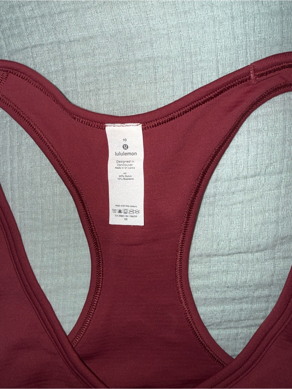 Lululemon Racerback Sports Bra - Picture 2 of 4